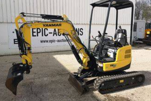 Mini Excavadora Amarilla Compacta con Motor Yanmar, Caja de Cambios y Martillo Rompedor de Alto Momento de Carga para Construcción y Agricultura - Product Image 2