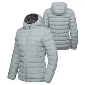 Veste matelassée pour femmes Vestes matelassées d'hiver Nouveau design de vestes en duvet décontractées avec logo personnalisé pour femmes