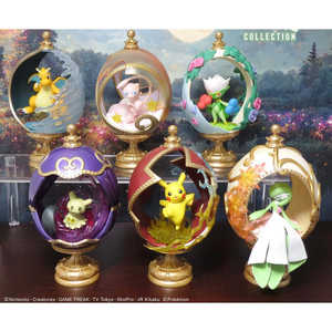 ReMent Pokemoned Ovaltique Collection Egg Carving <b>Box</b> Set 6-Sealed Cases Resin Material Japanese Original Packaging for Ages 12+ - Product Image 2