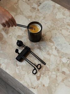 Accesorios para velas con tema fresco Dipper Snuffer Candle Wick Trimmer Candle Scissors Hook Tool Set con bandeja - Product Image 2