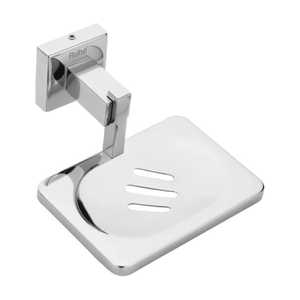 Jabonera moderna de doble metal para montar en la pared, diseño adhesivo elegante, disponible a precios de mayoreo - Product Image 3