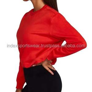 Ropa de invierno para mujer, sudaderas personalizadas de color sólido, el mejor material, sudaderas transpirables anti-pilling para mujer - Product Image 3