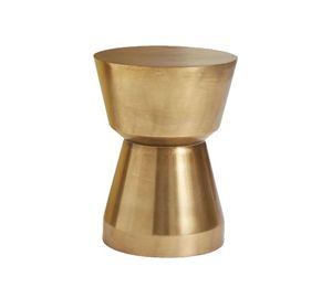 Mesas auxiliares redondas de salón con color marfil - Product Image 3