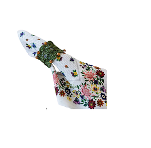 Nouveaux produits ronds de serviette en rotin 2023 tissés à la main jacinthe d'eau herbe ronds de serviette style Boho table simple - Product Image 6