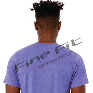 Plaine Hommes Bouffée Imprimé T-shirt Haute Visible Sonnerie Poly Coton Doux Confortable Tee À Manches Courtes Pas Cher - Product Image 2