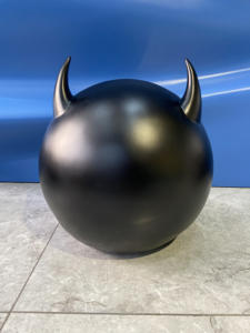 Nido de gato en forma de pequeño <span class=keywords><strong>diablo</strong></span> de lujo, muebles modernos para mascotas, casa para gatos para decoración de interiores - Product Image 4