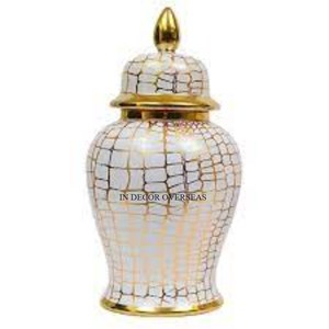 Esmalte de diseñador con estilo único hecho de metal de calidad superior Acabado Aspecto atractivo Suministros de tarros de jengibre del fabricante indio - Product Image 6