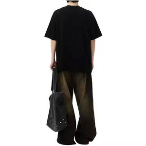 Camiseta ligera de algodón 100% para hombre, diseño de gran tamaño Popular para adultos, peso de tela de 260 gramos - Product Image 5