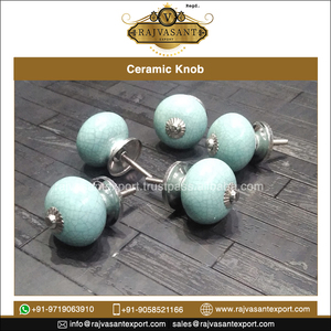 ลูกบิดลิ้นชักเซรามิกแบบยุโรปทำมือลูกบิดตู้ดีไซน์หลากหลายสำหรับด้านบนของห้องครัว - Product Image 4