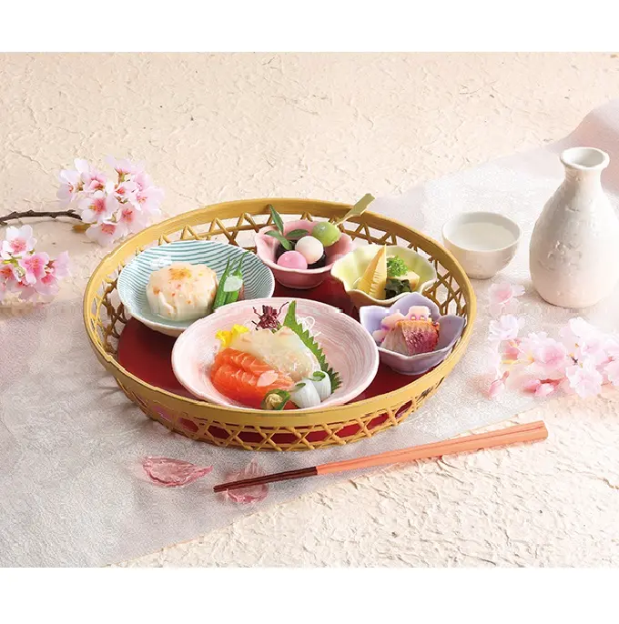Nhà cổ điển Bộ đồ ăn bằng gốm đặt Nhật Bản ăn trưa trẻ em Bento hộp