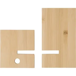 Supporto per Smartphone Ecologico in Bambù, Artigianato in Legno per Gadget - Product Image 2