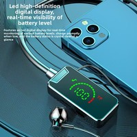 Écouteurs de jeu sans fil sportifs à tour de cou avec chargement rapide Type-C, affichage numérique LED, longue autonomie et fonctionnalités intra-auriculaires magnétiques