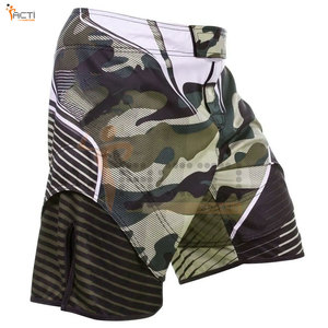 Venta al por mayor Hombres MMA Shorts Hombres ligeros MMA Shorts Último diseño Personalizado Logo MMA Shorts - Product Image 2