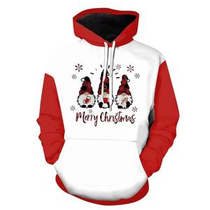 Sudadera con Capucha Navideña para Hombre, Cómoda y Moderna, 100% Poliéster, con Logotipo Personalizado, MOQ Bajo - Product Image 4