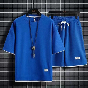 Chemises unisexes en coton tissé imprimé, à manches courtes, respirantes, style vintage décontracté, avec boutons, pour hommes, vêtements d'été, couleur personnalisée - Product Image 5
