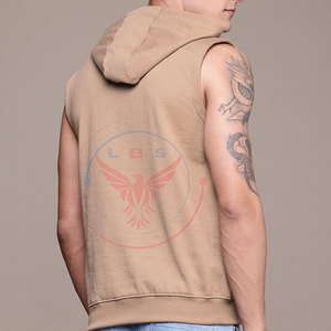 Nouvelle Arrivée – Blousons sans Manches en Coton Mélangé Premium, Couleur Unie, pour l'Hiver, Décontractés, Respirants, Coupe-Vent, en Polaire, Logo Personnalisable - Product Image 3