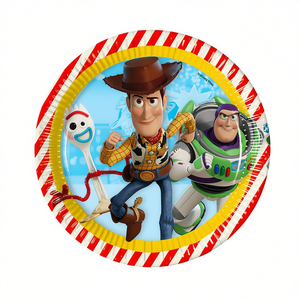Assiettes jetables Toy Story 23 cm 8 pièces Fournitures de fête pour enfants - Product Image 2