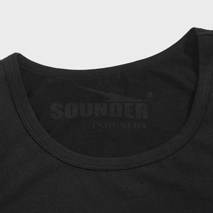 Débardeur de gymnastique tricoté décontracté pour hommes pour le fitness et la musculation respirant motif solide vêtements de sport - Product Image 4