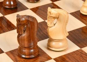 Juego de Ajedrez Vintage Ruso Zagreb Staunton, Rey de 3.8 Pulgadas en Madera de Sheesham y Boj a Precio Económico - Product Image 2