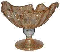 Tammaro Home Eros Gold Chips Verre de Murano Décoration d'intérieur de luxe Design artisanal italien haut de gamme