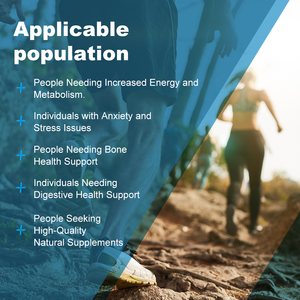 Capsules de poudre de magnésium à marque privée Chinaherbs, 60 capsules, développement cérébral, sommeil de haute qualité et activation de la vitalité - Product Image 3