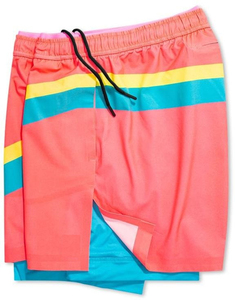 กางเกงขาสั้นผ้าโพลีเอสเตอร์ระบายอากาศสำหรับผู้ชายกางเกงรัดรูปแห้งเร็วงานตามสั่งกางเกง3D พิมพ์ซับลิเมชัน - Product Image 4