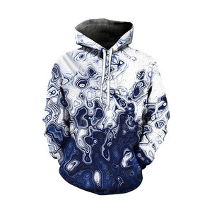 Meilleures ventes de sweats à capuche imprimés en 3D arc-en-ciel Tendance hivernale avec logo personnalisé fabriqués à partir de col à capuche à motif solide du Pakistan - Product Image 1