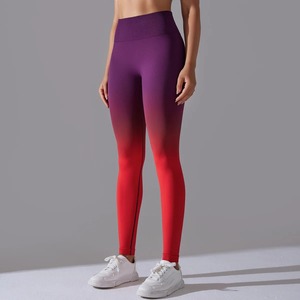 Unique Design Women's 100% Cotton <b>Legging</b> Reasonably Priced for Outdoor Use <b>Low</b> MOQ with Customizable Logo <b>Waist</b> Knitted Fabric - Product Image 2