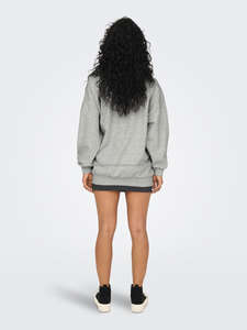 เสื้อสเวตเตอร์โอเวอร์ไซส์สำหรับผู้หญิงเสื้อกันหนาวแบบสวมหัวคอกลมขนแกะมีฮู้ดลำลองสวมใส่สบายแฟชั่นฤดูใบไม้ร่วงปรับแต่งได้ - Product Image 5