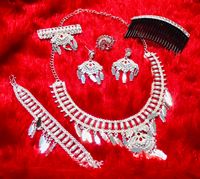 Parure de Bijoux de Mode d'Inspiration Italienne 2024, Collier Plaqué Or 24 Carats, Expédition Directe de l'Inde vers l'Allemagne, les États-Unis, la France, les Comores et Mayotte