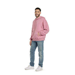 Conjunto de sudadera con capucha y logotipo personalizado unisex, chándal de 100% algodón y poliéster para hombre, característica a prueba de viento para correr y Sudadera con capucha de invierno - Product Image 5