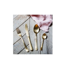 Juego de cubertería con mango de plástico, conjunto de cubiertos reutilizables de acero inoxidable con mango de ABS, nuevo diseño personalizado, 3 uds. - Product Image 6