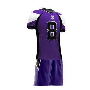 ชุดกีฬาสีพื้นสำหรับผู้ชาย ชุดยูนิฟอร์มฟุตบอลธงชาติ โพลีเอสเตอร์ 100% ระบายอากาศได้ดี ไซส์ใหญ่ แห้งเร็ว รับสกรีนโลโก้ คุณภาพสูง - Product Image 2