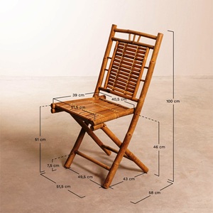 เก้าอี้พับไม้อะคาเซียเก้าอี้ไม้พับได้ - Product Image 5