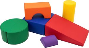 <b>Soft</b> <b>Play</b> <b>Shapes</b> Indoor Blocks for Kids School-Age Toddlers Climbing Early Learning Fun Shopping Mall Home Use Nylon Wooden - Product Image 2