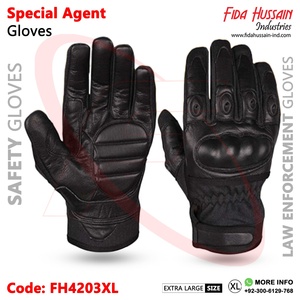 Gants tactiques compacts de qualité supérieure meilleure sécurité des mains pour les gants de formation d'agent gants en cuir d'agent spécial du Pakistan - Product Image 5