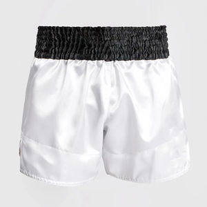 กางเกงมวยไทยคุณภาพสูงขายดี ผลิตจากผ้าสแปนเด็กซ์/โพลีเอสเตอร์ สำหรับศิลปะการต่อสู้แบบผสมผสาน แห้งเร็ว ระบายอากาศได้ดี แบบยูนิเซ็กส์ รับสั่งทำ - Product Image 1