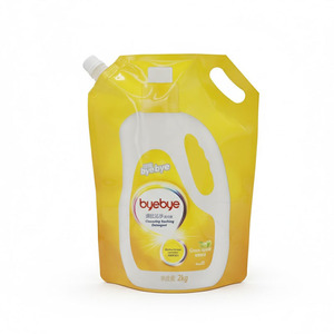 Bolsa <span class=keywords><strong>de</strong></span> recarga <span class=keywords><strong>de</strong></span> detergente <span class=keywords><strong>para</strong></span> ropa <span class=keywords><strong>de</strong></span> 1L, 2L, 3L, tipo stand-up con boquilla, <span class=keywords><strong>para</strong></span> suavizante <span class=keywords><strong>de</strong></span> telas, líquidos <span class=keywords><strong>de</strong></span> limpieza y jabón <span class=keywords><strong>de</strong></span> manos. - Product Image 2