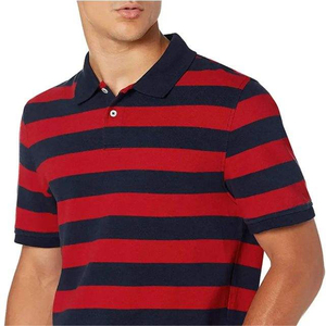 Venta al por mayor de ropa informal de los hombres para camisas Venta caliente logotipo personalizado de color sólido transpirable de punto de algodón orgánico - Product Image 6