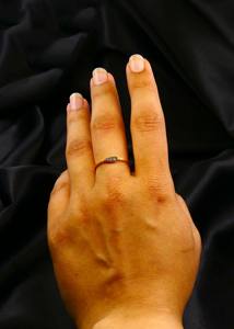 Bague en diamant de créateur en argent sterling 925 plaqué or, fournisseur de bijoux en gros, vêtements abordables pour femmes - Product Image 6