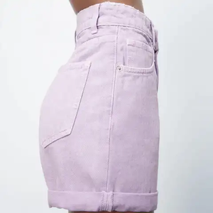 Pantalones de Chándal de Alta Calidad para Mujer, 100% Algodón, Transpirables, de Longitud Media, Color Sólido, Estampado Personalizado, Cierre con Cordón, Cintura Alta, Estilo Hip Hop - Product Image 6