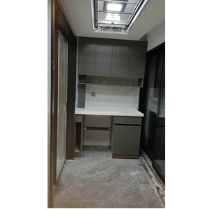 Armoires de buanderie en aluminium écologiques, design moderne et élégant résistant à l'humidité et à l'eau, idéales pour les balcons - Product Image 3