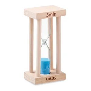 Clessidra CI Legno Hourglass, merchandising personnalisé, 3 minutes - Product Image 1