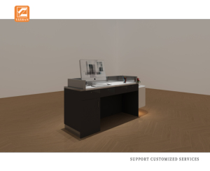 Hiện đại quầy lễ tân tiếp tân bàn làm đẹp thẩm mỹ viện hiện đại Thẩm mỹ viện nội thất văn phòng bàn bàn đặt oficina scrivania tiếp tân - Product Image 5