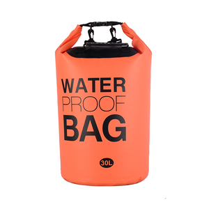 Custom LOGO Outdoor Travel Sport Hiking Ocean Pack Waterproof PVC <b>30L</b> Sling Storage <b>Bag</b> Set Floating Dry Sack Swimming Zipper - Product Image 3