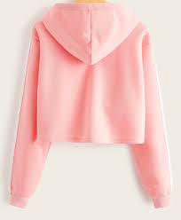 Best Women's Winter Workout <b>Crop</b> <b>Top</b> Hoodies Custom Made Gym Training Fitness Apparel Pakistani Manufacturers' Hooded Gym <b>Tops</b> - Product Image 2