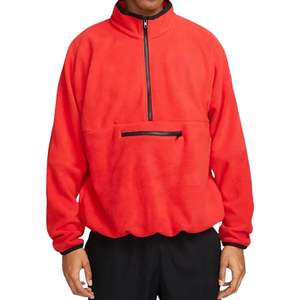 Fitness al aire libre Correr Entrenamiento Transpirable Diseño personalizado Algodón Poliéster Media cremallera Hombres al aire libre Sudaderas - Product Image 1