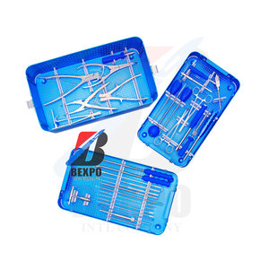 Juego de instrumentos quirúrgicos ortopédicos para fijación cervical posterior Manual y fuente de alimentación Material de acero inoxidable - Product Image 1