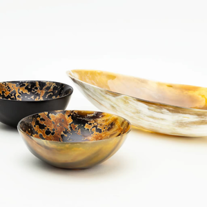 Ensalada de cuerno de búfalo de excelente calidad/cuenco para servir frutas, cuenco de cuerno ecológico, fabricante y proveedor indio de la India - Product Image 3
