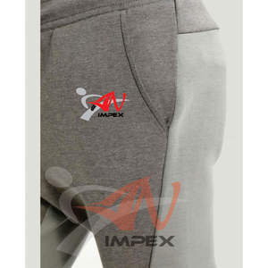 คุณภาพสูงที่กําหนดเองการพิมพ์โลโก้ผู้ชายกางเกงผ้าฝ้ายวัสดุที่กําหนดเองกางเกงผู้ชายยืดหยุ่น - Product Image 4